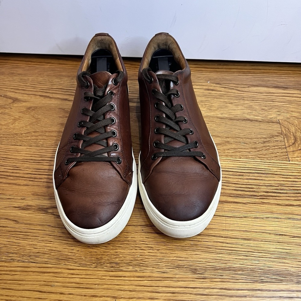 Thursday Boot Co Premier Low Top Sneaker Coffee Leather Mens 10.5 Brown Shoes
